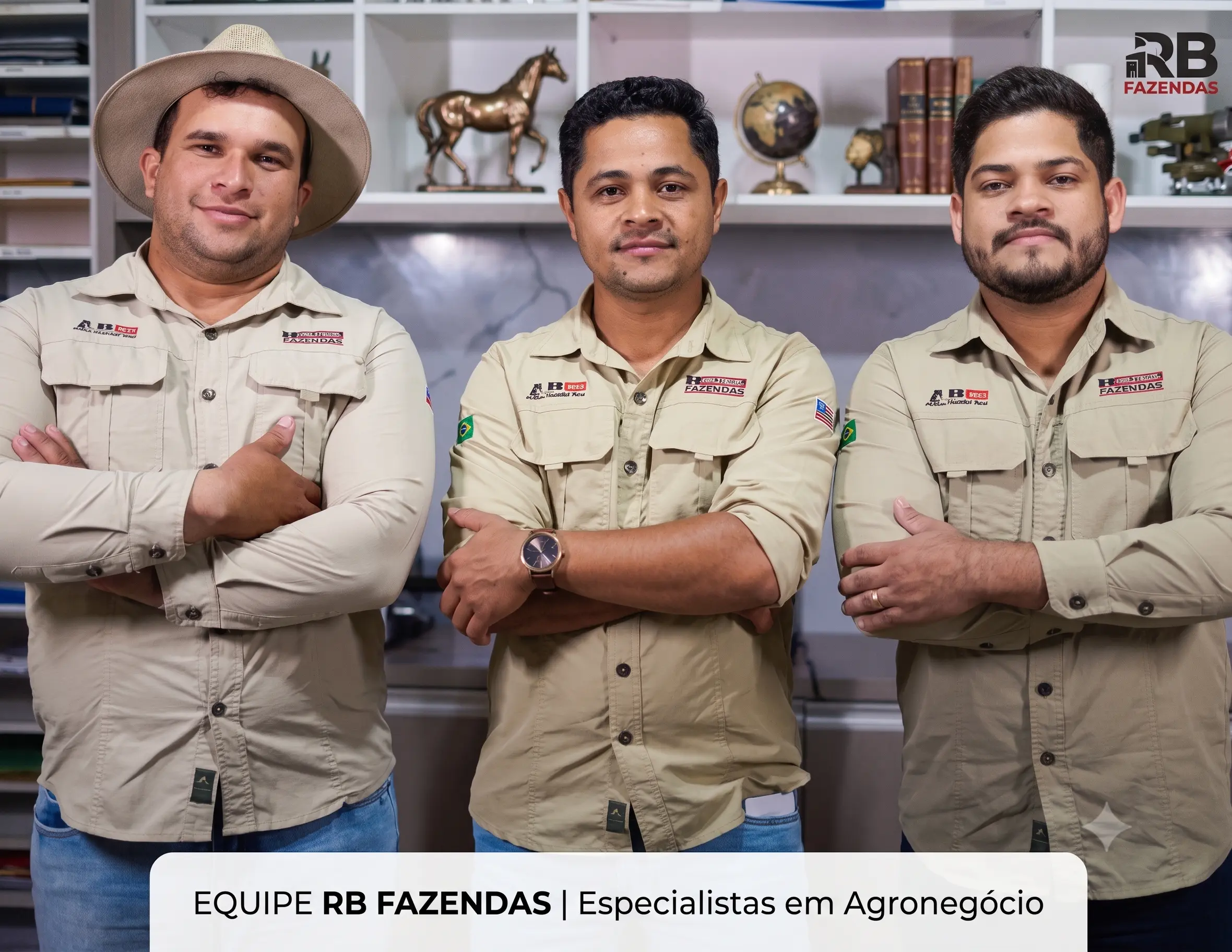 Equipe RB Fazendas em campo