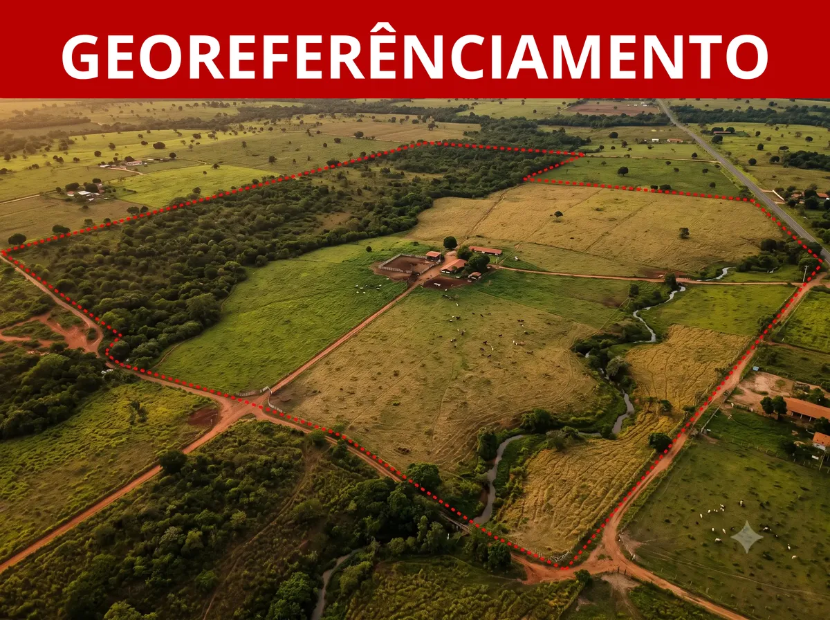 Georreferenciamento de imóvel rural por topografia